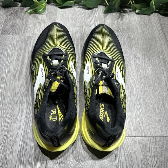 Brooks Hyperion Max Black Yellow Running Shoes 1103901D078 Mens Size 11.5 main image 9